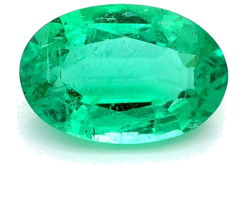 0.39 carat GREEN Oval Smaragdas (1)