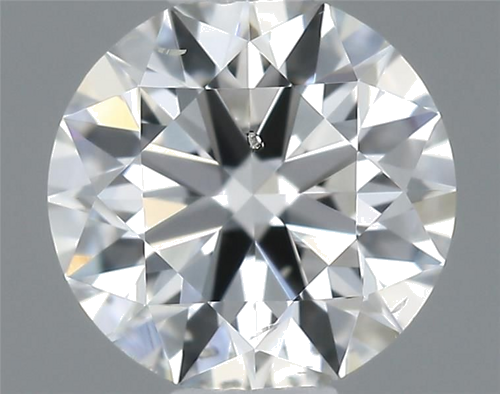 0.4 carat F-SI2 Excellent cut Natūralus Round Deimantas (1)