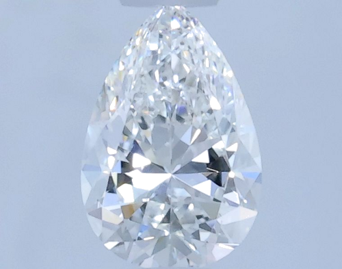 0.3 carat E-IF Natūralus Pear Deimantas (1)