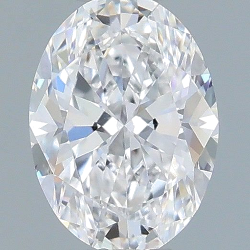 0.51 carat D-VVS2 Natūralus Oval Deimantas (1)