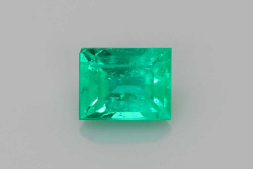 0.35 carat GREEN Baguette Smaragdas (1)