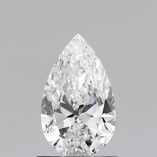0.7 carat D-VS1 Natūralus Pear Deimantas (1)