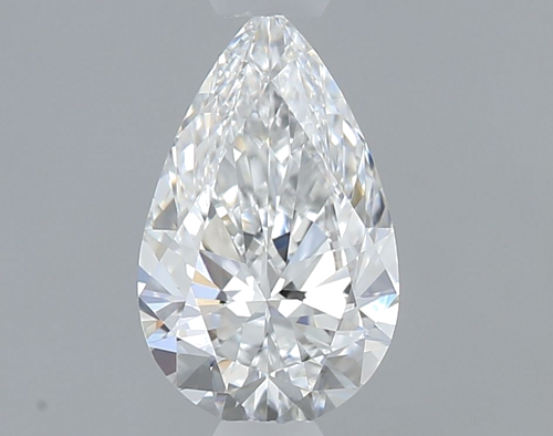 0.5 carat E-VVS1 Natūralus Pear Deimantas (1)