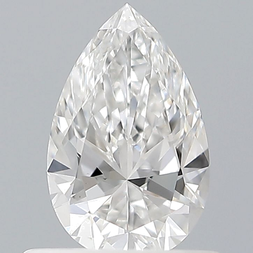 0.5 carat E-VS1 Natūralus Pear Deimantas (1)