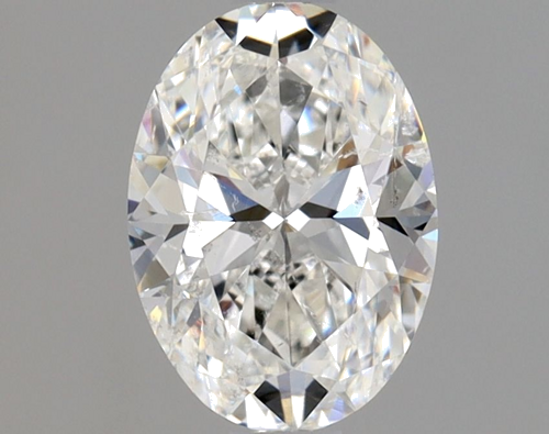 1.0 carat F-SI2 Natūralus Oval Deimantas (1)