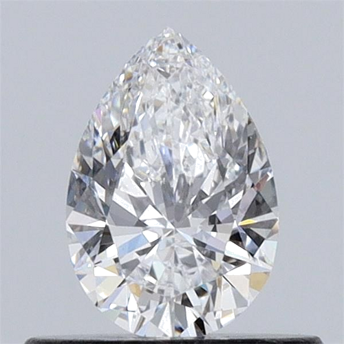 0.41 carat D-VVS1 Natūralus Pear Deimantas (1)
