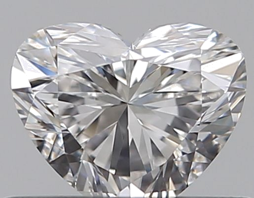 0.4 carat F-VVS2 Natūralus Heart Deimantas (1)
