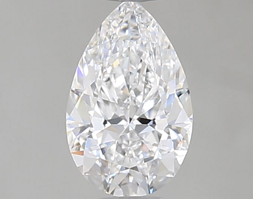 0.5 carat D-VVS2 Natūralus Pear Deimantas (1)