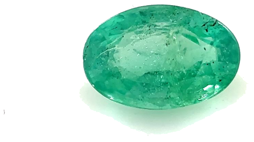 0.48 carat GREEN Oval Smaragdas (1)