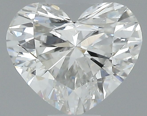 0.5 carat G-SI1 Natūralus Heart Deimantas (1)