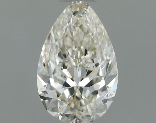 0.6 carat K-VVS2 Natūralus Pear Deimantas (1)