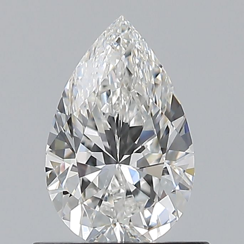 0.7 carat F-VS1 Natūralus Pear Deimantas (1)