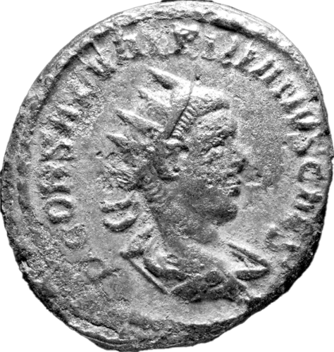 Антониниан император Валериан (253-260) Сребърна монета на Римската империя (5)