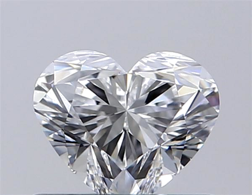 0.5 carat F-VVS1 Natūralus Heart Deimantas (1)