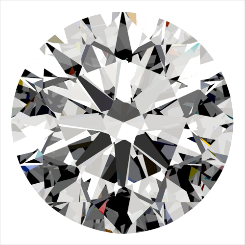 0.4 carat E-SI1 Excellent cut Natūralus Round Deimantas (1)
