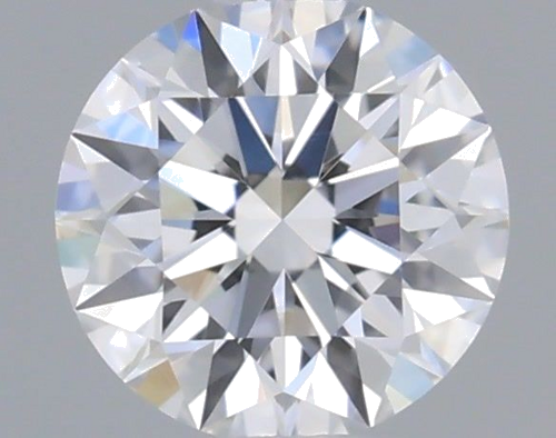 0.22 carat D-VVS1 Excellent cut Natūralus Round Deimantas (1)