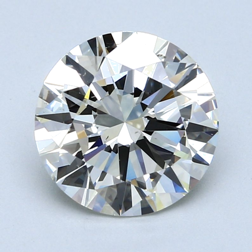 3.39 carat K-SI1 Excellent cut Natūralus Round Deimantas (1)