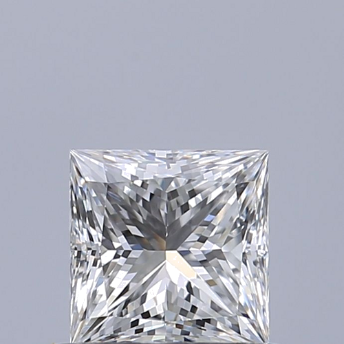 0.57 carat E-VVS2 Natūralus Princess Deimantas (1)