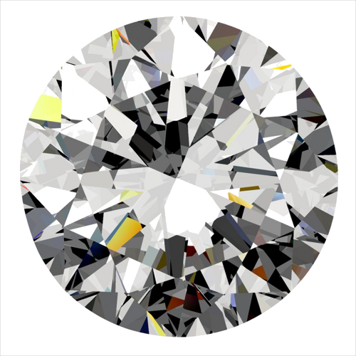 0.4 carat G-VS2 Very Good cut Natūralus Round Deimantas (1)