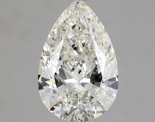 1.0 carat I-SI2 Natūralus Pear Deimantas (1)