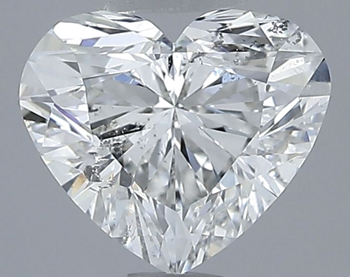 1.22 carat G-SI2 Natūralus Heart Deimantas (1)