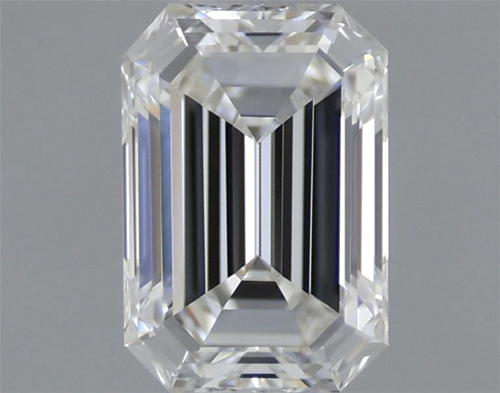 0.38 carat F-VVS2 Natūralus Emerald Deimantas (1)