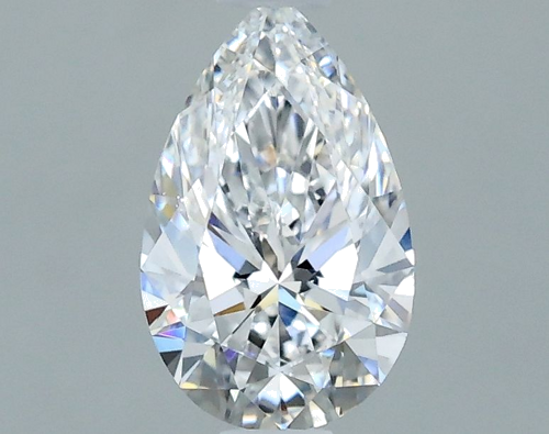 0.7 carat D-VS2 Natūralus Pear Deimantas (1)