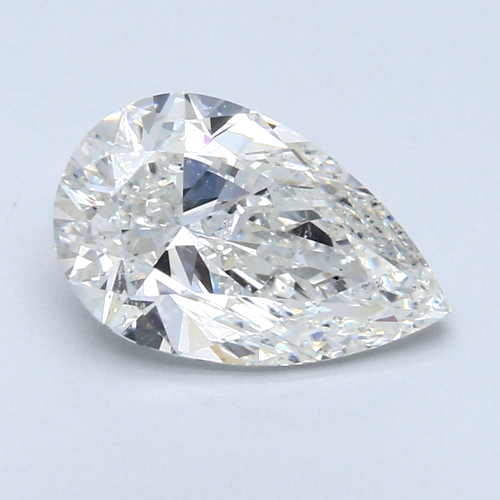 3.03 carat G-SI1 Natūralus Pear Deimantas (1)