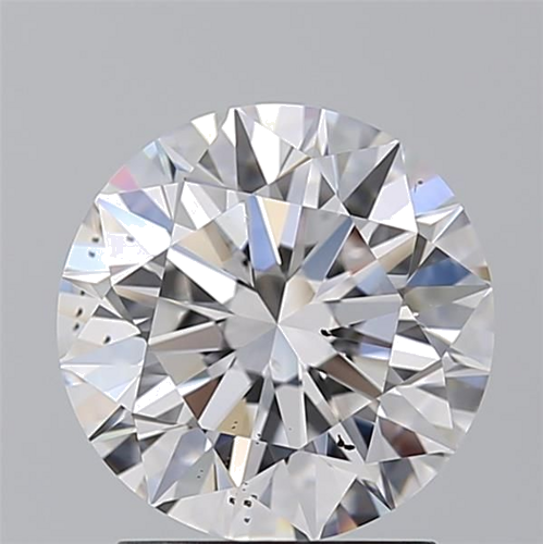 2.01 carat D-SI1 Excellent cut Natūralus Round Deimantas (1)