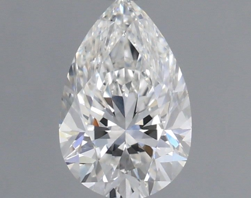 0.5 carat F-VVS1 Natūralus Pear Deimantas (1)