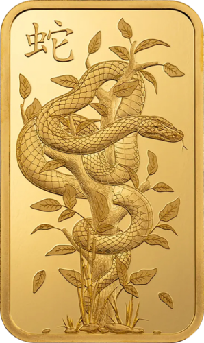 1 oz Investment Gold Bar Year of the Snake PAMP (1)