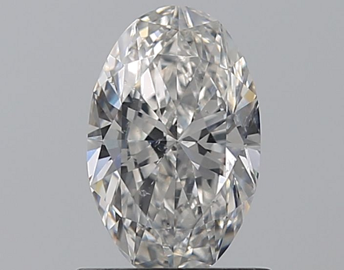 0.9 carat F-SI1 Natūralus Oval Deimantas (1)