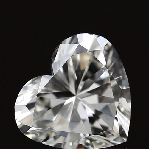 0.6 carat K-VVS1 Natūralus Heart Deimantas (1)