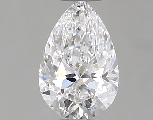 0.4 carat D-VVS2 Natūralus Pear Deimantas (1)