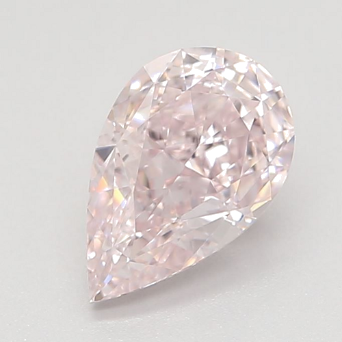 0.63 carat Fancy Light Pink-IF Natūralus Pear Deimantas (1)