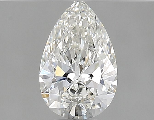 0.38 carat H-VVS2 Natūralus Pear Deimantas (1)