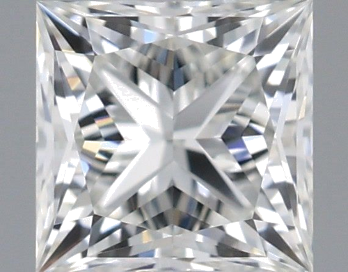 0.5 carat I-VS1 Natūralus Princess Deimantas (1)