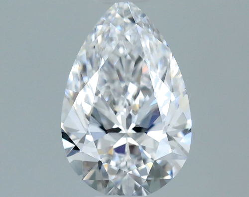 0.54 carat D-VVS2 Natūralus Pear Deimantas (1)