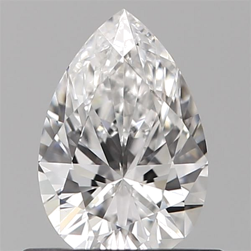 0.5 carat D-VS1 Natūralus Pear Deimantas (1)