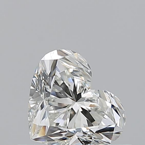 0.5 carat I-VVS1 Natūralus Heart Deimantas (1)