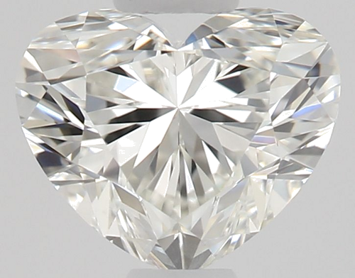 0.51 carat I-VVS2 Natūralus Heart Deimantas (1)