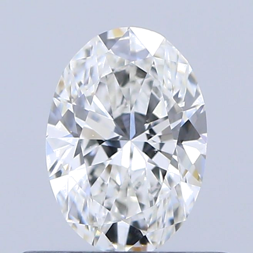 0.44 carat F-VVS2 Natūralus Oval Deimantas (1)
