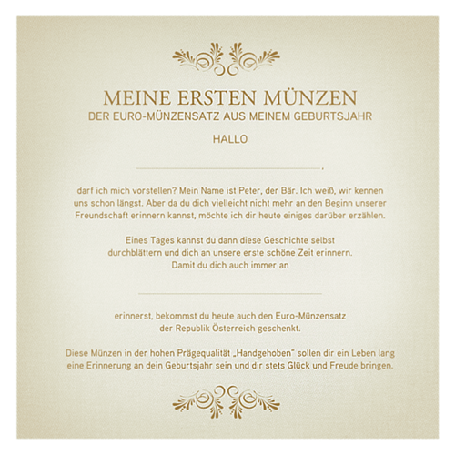 2022 Austria Newborn BU Euro Coin Set (4)