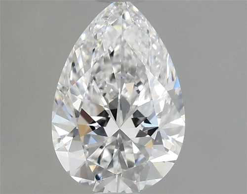 0.7 carat D-VVS2 Natūralus Pear Deimantas (1)
