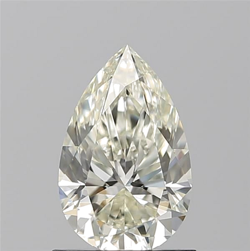 1.01 carat K-VVS1 Natūralus Pear Deimantas (1)