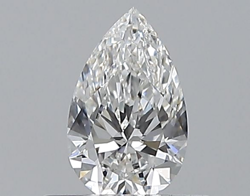 0.4 carat F-VVS1 Natūralus Pear Deimantas (1)