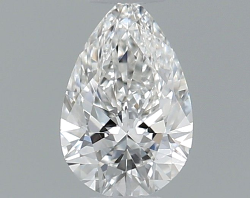 0.3 carat G-VVS2 Natūralus Pear Deimantas (1)