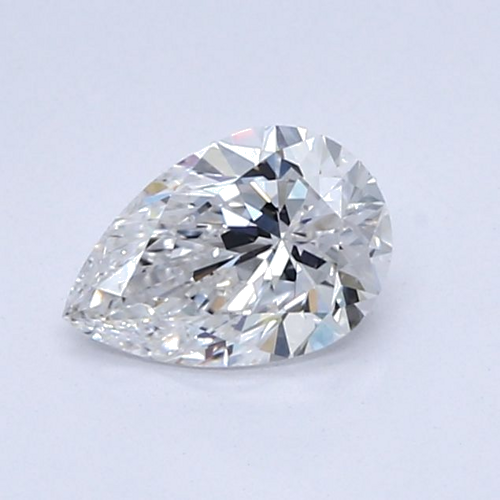 0.61 carat E-VVS1 Natūralus Pear Deimantas (1)