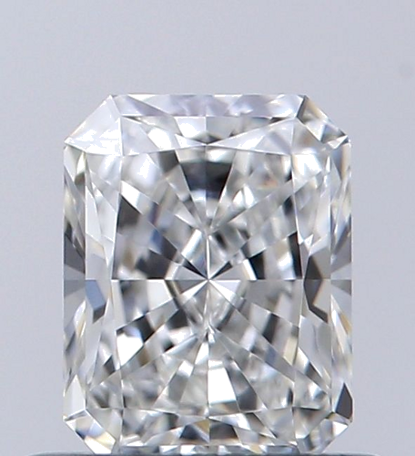 0.58 carat F-VVS1 Natūralus Radiant Deimantas (1)