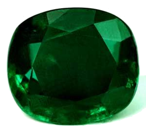 6.37 carat GREEN Cushion Smaragdas (1)